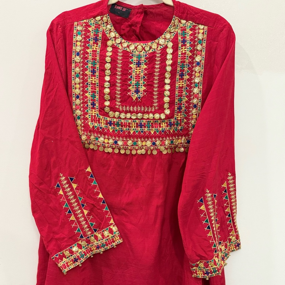 Embroidered Rang Ja 3 piece